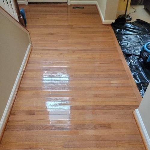 Hardwood Floor Cleaning Results 2